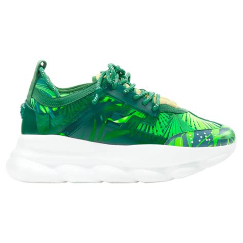 versace jungle print sneakers|Versace Chain Reaction Jungle Print Men's .